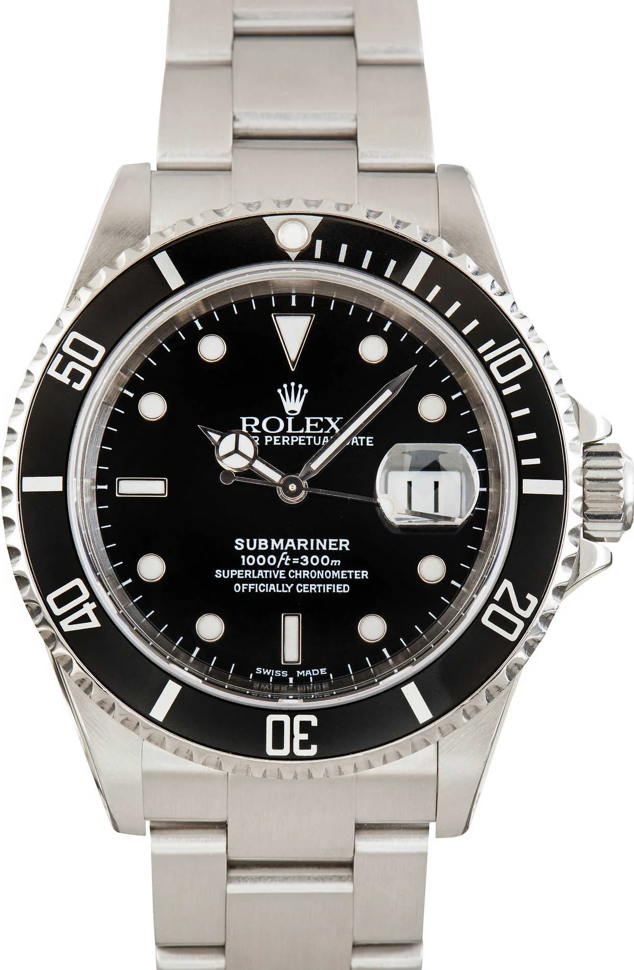Used Rolex 16610 Submariner Steel Oyster - Image 2